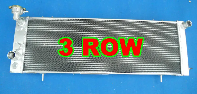 3Row алюминиевый радиатор для JEEP FOR Cherokee XJ 4 0 242 CID L6 1991-2001 &amp 7 &quotFAN * 3 | Автомобили и