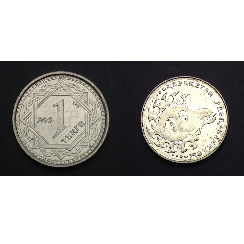 Казахстан 1 Tenge 1993 новые оригинальные монеты 100% Unc|Безвалютные монеты| |