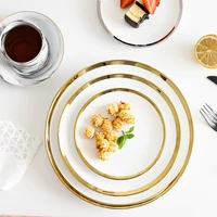 european minimalist creative phnom penh ceramic western food plate dessert cake plate steak plate breakfast plate home plate