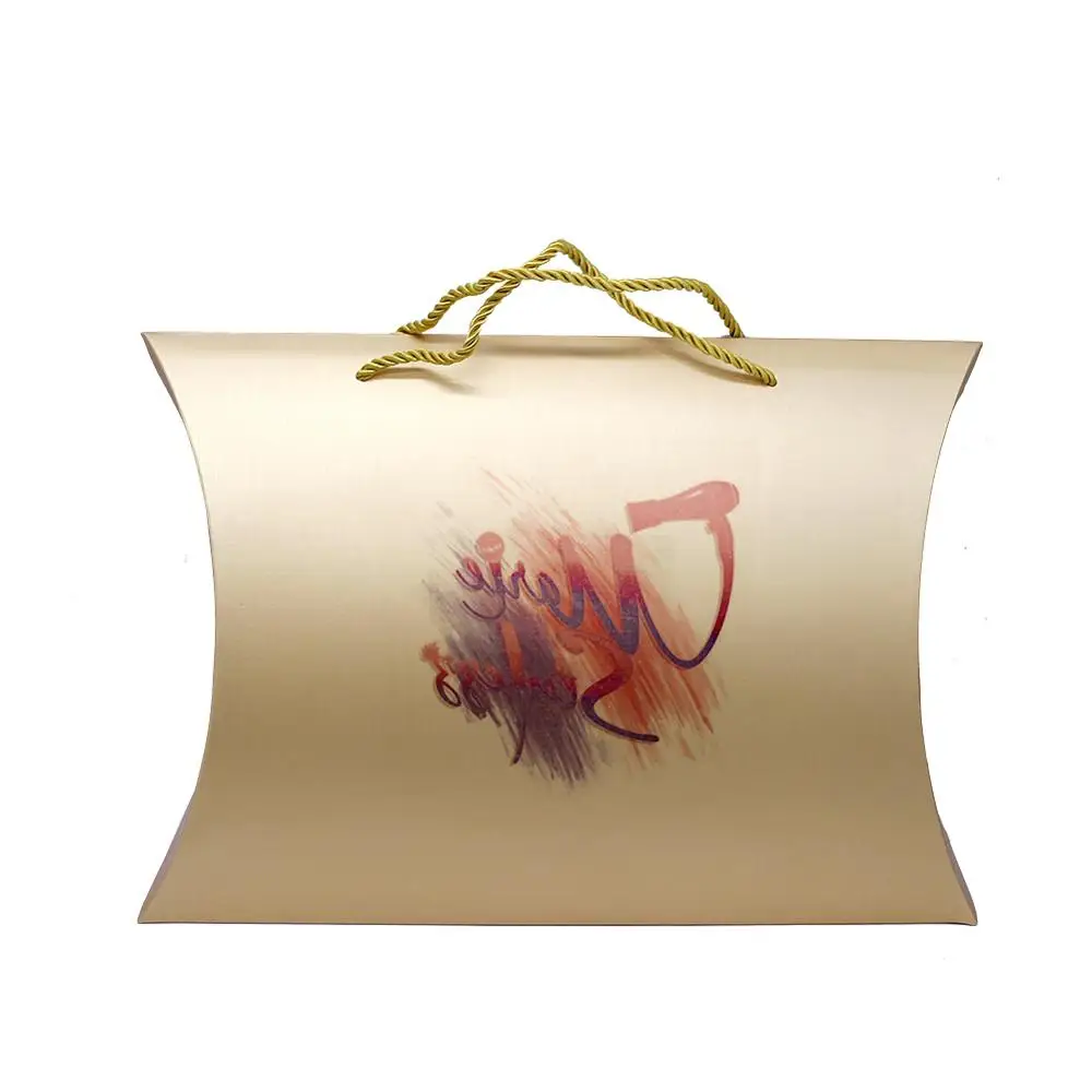 Пользовательский логотип бренда парик золотая коробка используемая пучка волос