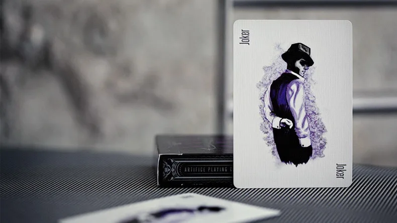Фиолетовый хитрость двухслойные Ellusionist двухслойные магические карты игральные покер закрыть Стадия волшебные фокусы для профессионального мага