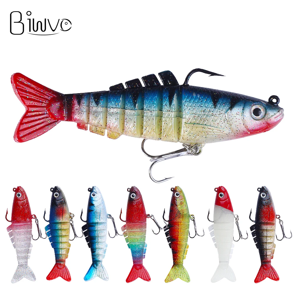 

Biwvo 4 шт./лот 9 см Силиконовая приманка с крючками искусственная плавающая приманка товары о рыболовном снаряжении морская Рыболовная Снасть