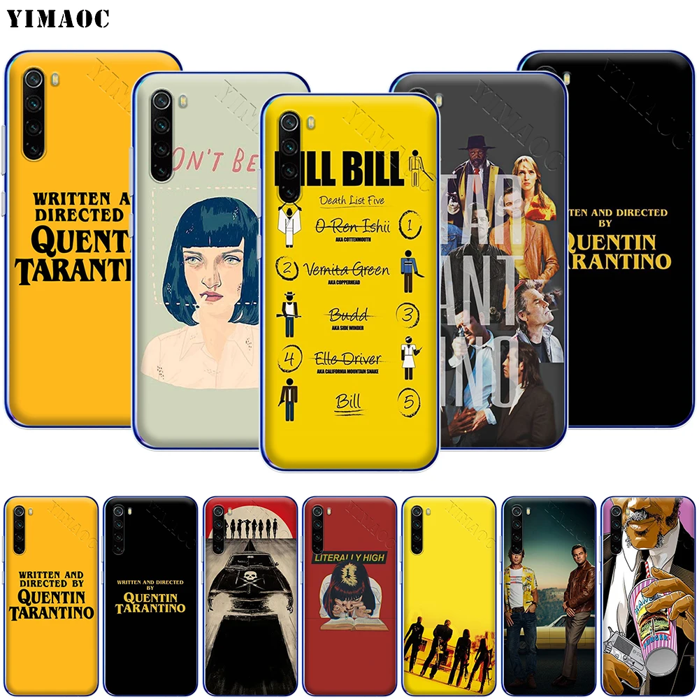 Чехол YIMAOC для телефона с написанным реквизитом Квентин Тарантино Xiaomi MI 9T 9 8 6 SE F1 CC9