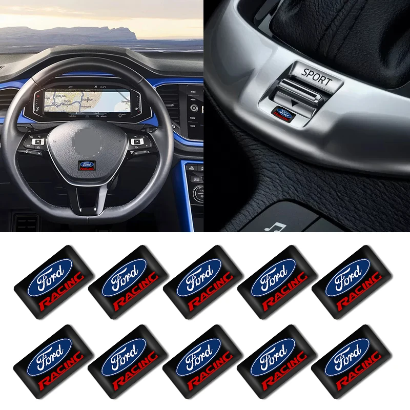 10 шт. небольшая декоративная наклейка с логотипом на автомобиль наклейки эмблемы