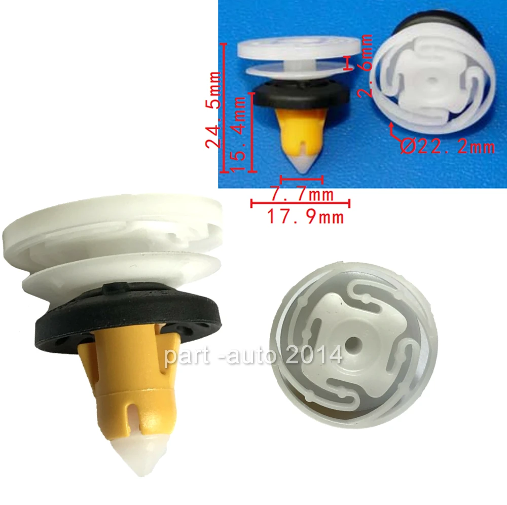 

10x/ 50x / 500x OEM Door Moulding Panel Trim Clips For Maserati Lancia FIAT 500 JEEP RENEGADE 51987227, 52034853