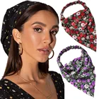 Haimeikang сандалии Богемия женские бандана волос повязка-шарф бандана с принтом головы обруч для волос шарф головные уборы модные женские аксессуары для волос подарки