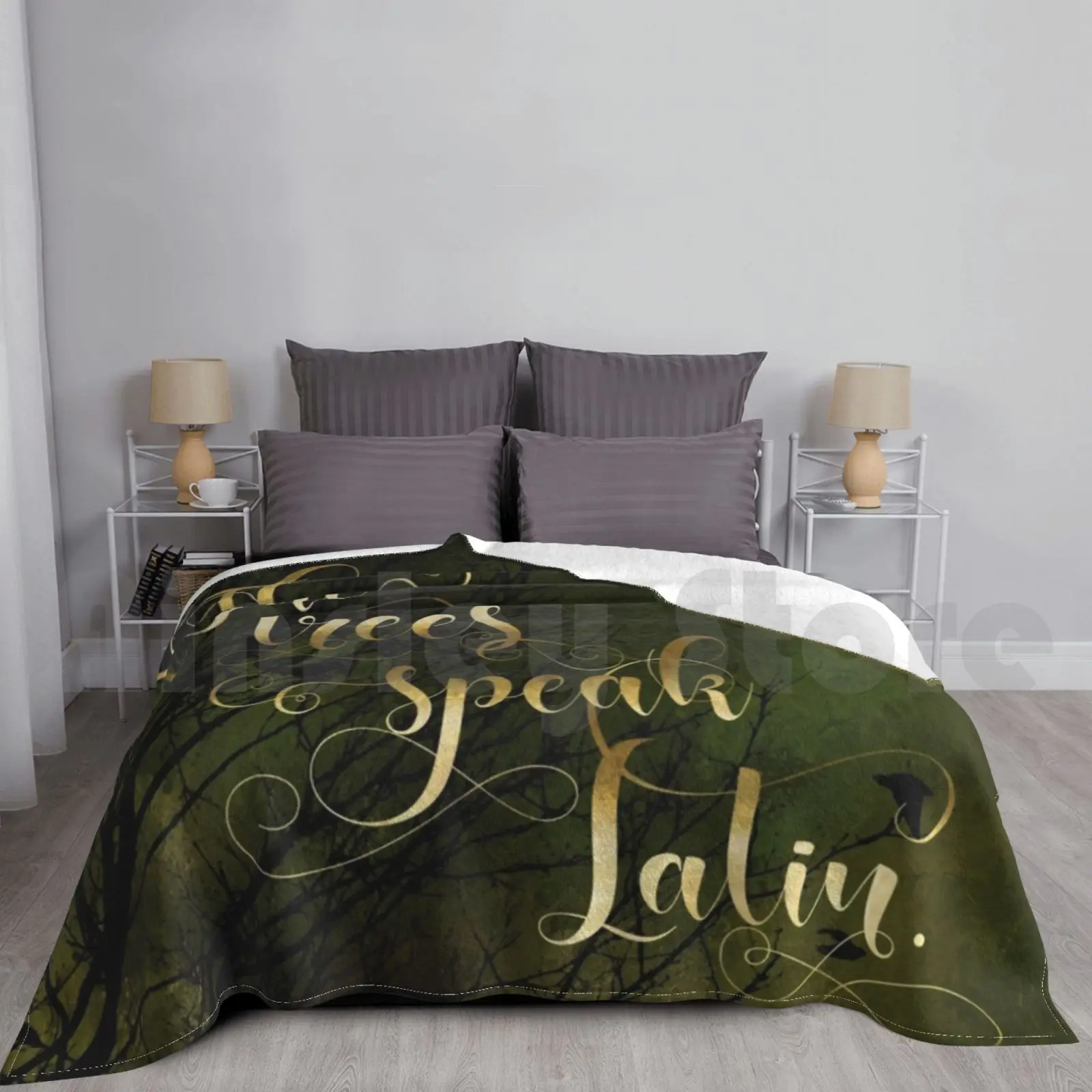 

Деревья говорят по латинице. Одеяло для мальчиков с вороном очень мягкое теплосветильник легкое тонкое вороны для мальчиков вороны катание...