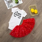 Юбка-пачка для девочек 0-24 месяцев, комплект одежды из 2 предметов