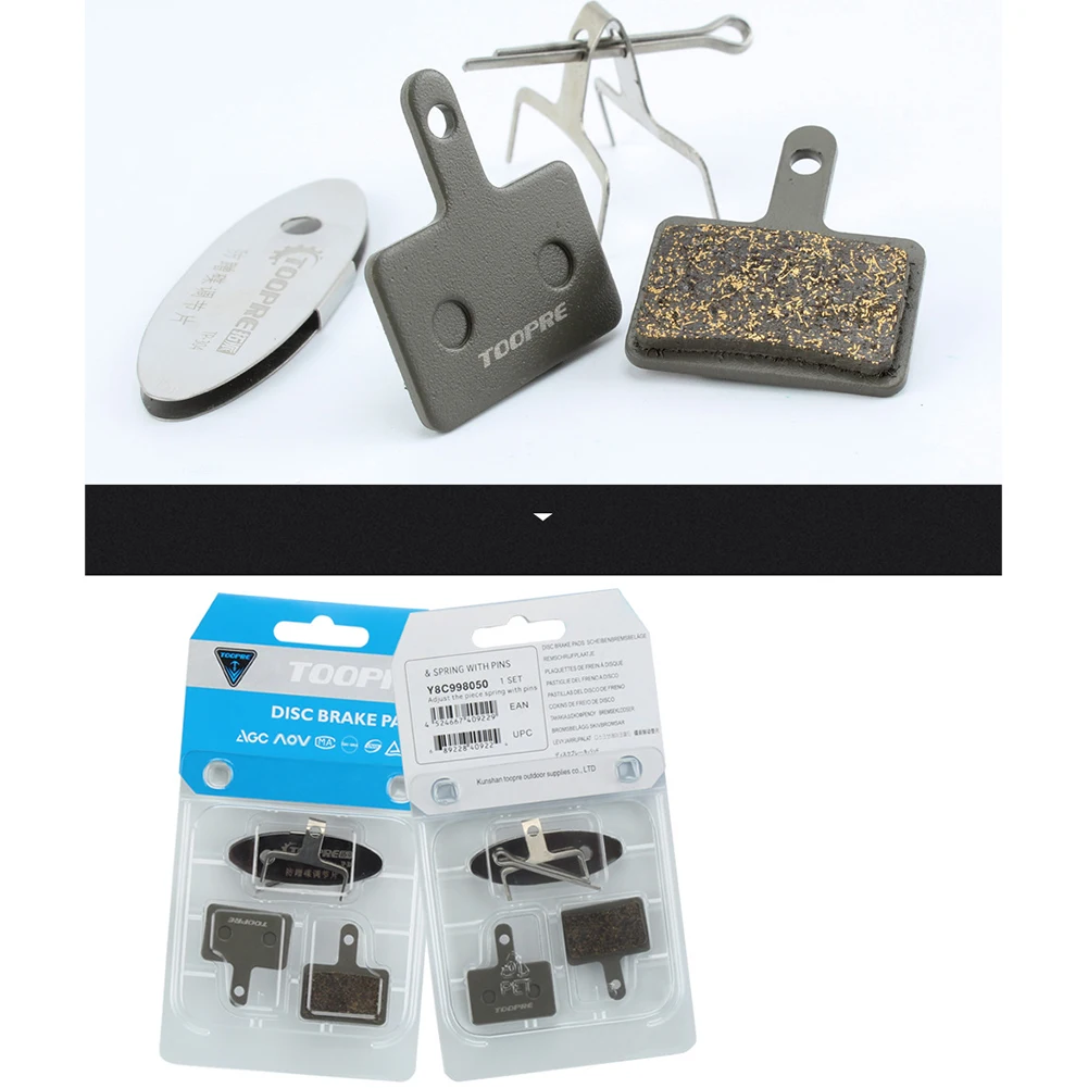 

1 Pair MTB Bike Hydraulic Brake Pads For Shimano M395 M355 M446 M315Magura Bicycle Parts Cycling Copper Fiber Disc Brake Pads