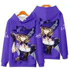 Одежда в стиле K-POP, толстовки с 3D эффектом игры Genshin, толстовки для мальчиков и девочек, спортивная одежда Genshin Impact, интересная мультяшная одежда Hoo для детей