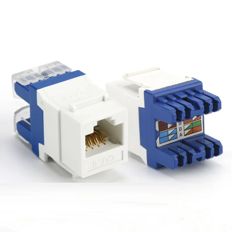 5/10pcsTool free CAT5E CAT6 UTP сетевой модуль RJ45 разъем информационный компьютерная Розетка