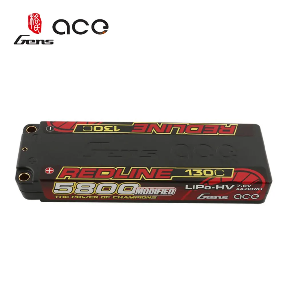 Фото Gens ace Redline серия 5100mAh/5800mAh/6000mAh/6600mah/8200m 7 6 V 130C 2S Твердый корпус HV Lipo аккумулятор с Gens ace Redline серия 5100mAh/5800mAh/6000mAh/6600mah/8200m 7 6 V 130C 2S Твердый корпус HV Lipo аккумулятор с