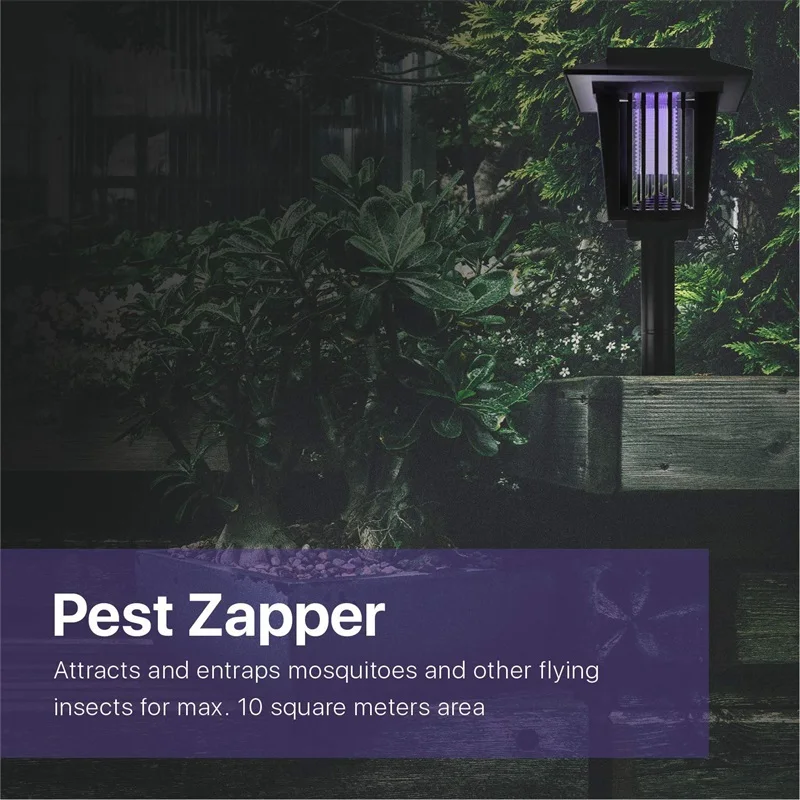 2 в 1 на солнечных батареях комаров убийца лампы вредителей насекомых Убийца