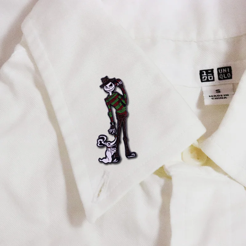 Ночные кошмары Фредди Крюгер из сериала Тыква|Броши| |