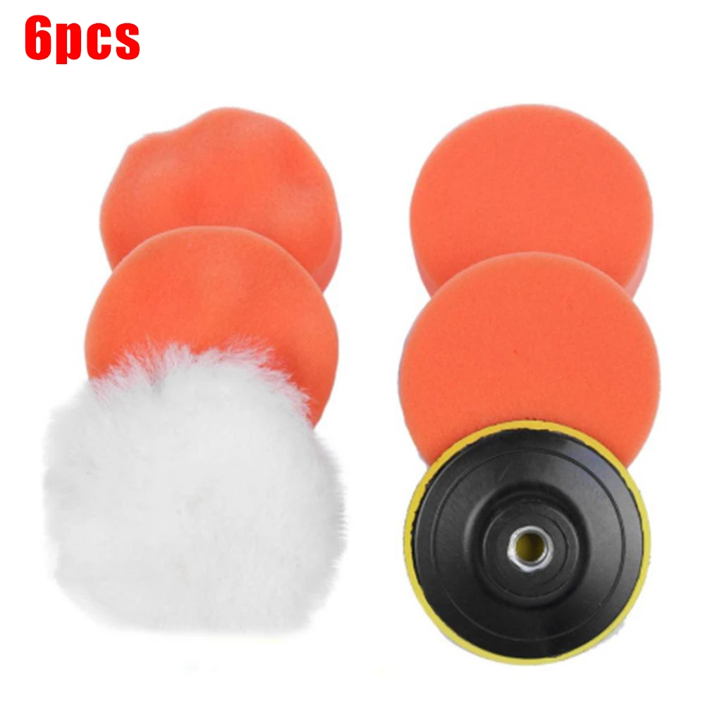 Набор губки для полировки и 6 шт. 3 дюйма + адаптер дрели|Шлифовальный диск| |