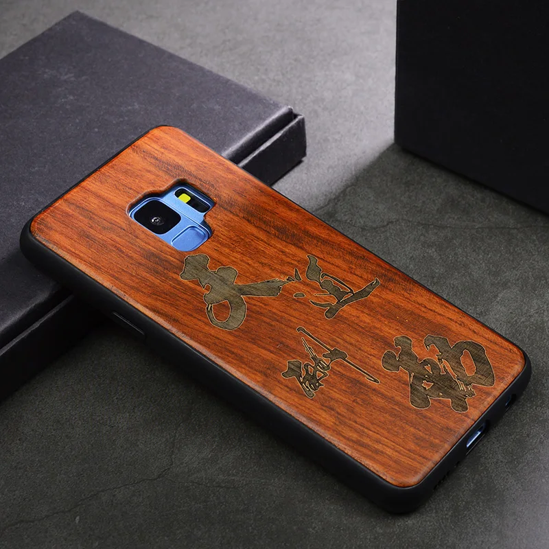 Деревянный ящик для iPhone 11 Pro Max 7 6 6S 8 Plus X XR XS Max чехол для телефона samsung Galaxy S9 S10 Plus Note 9 8 10 Plus Pro - Цвет: CQ