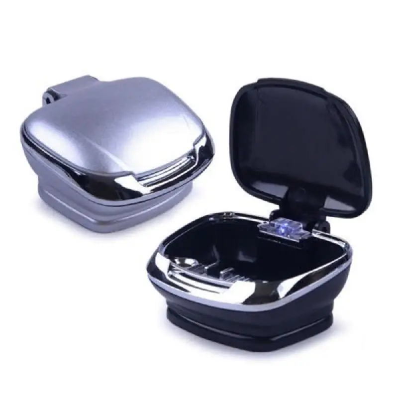 

Car Auto Cigarette Lighter Ashtray Smokeless USB Charge Blue LED Light Indicator