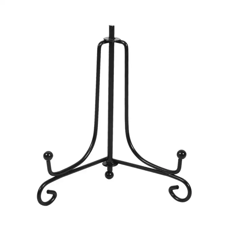 (2 упаковки) железная стойка дисплея черная мольберт пластина дисплей фото