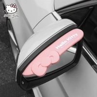 hello kitty car rearview mirror stickers car window cartoon rainproof reflector rainproof decorative stickers