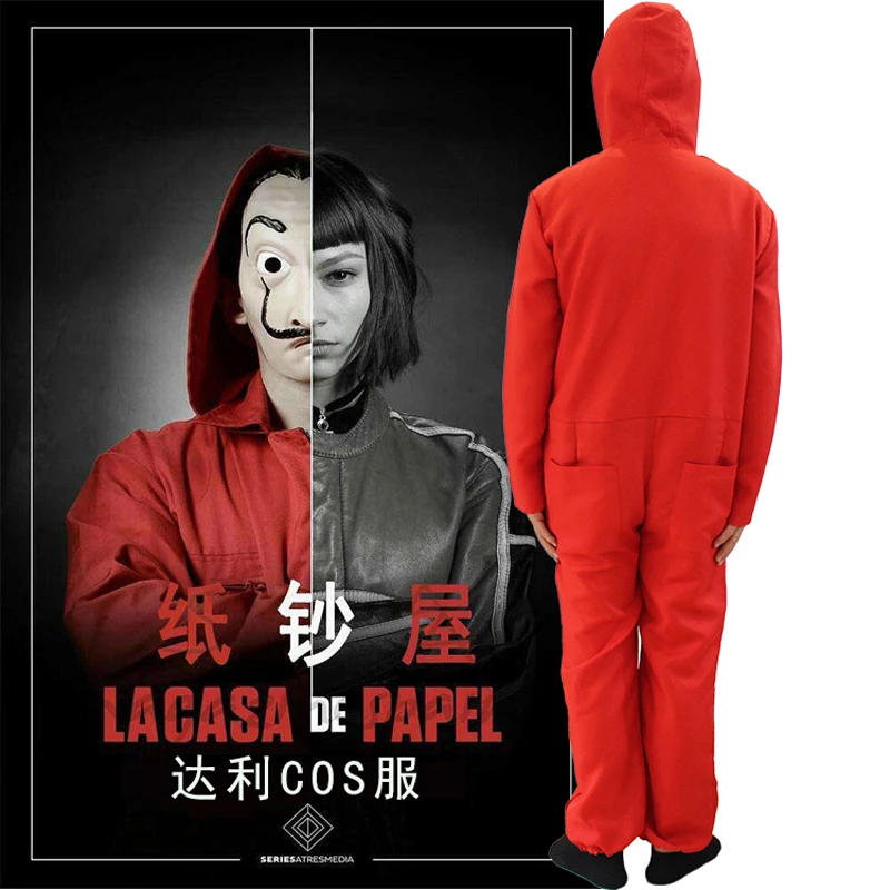 Сальвадор Дали &quotThe House of Paper дом вечерние бумажная маска для косплея на Хэллоуин