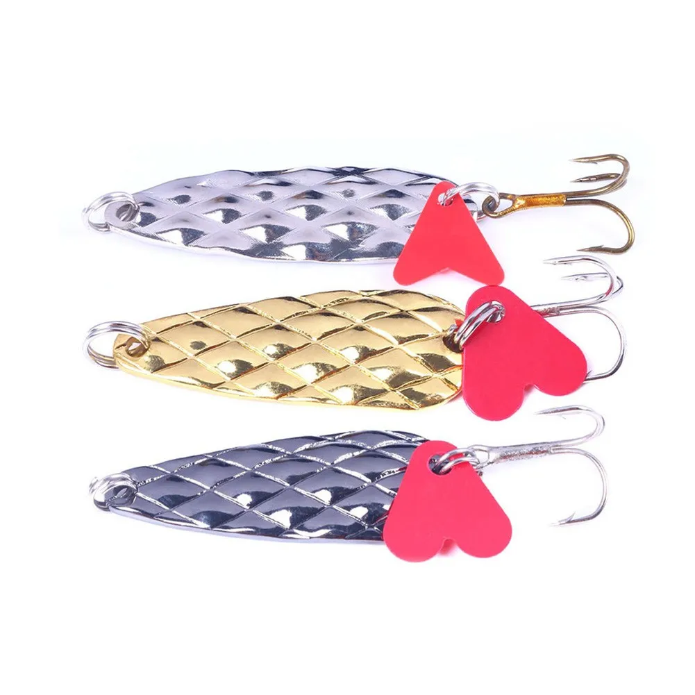 

9g Pineapple Pattern Lure Metal Spoon/Spinner Fishing Lure Sea Fishing Tackle Metal High Quality Material