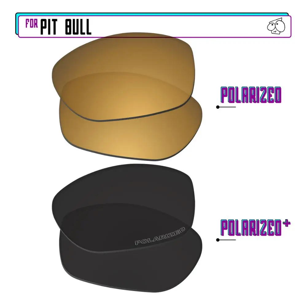 

Замена поляризованных сменных линз EZReplace для солнцезащитных очков Oakley питбуль-BlackPPlus-GunmetalP