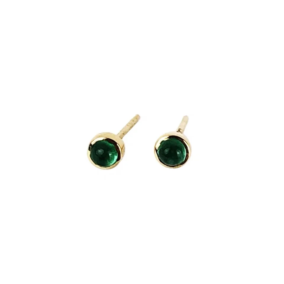 

Emerald Ear Studs Sun Green Reflect Light GenOptics Aura Essence Casual Female Flavor Spot Old Pink with Coupons