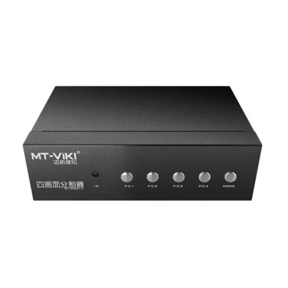 VGA мультипросмотра сплиттер для мониторов 4 вход 1VGA выход несколько режимов