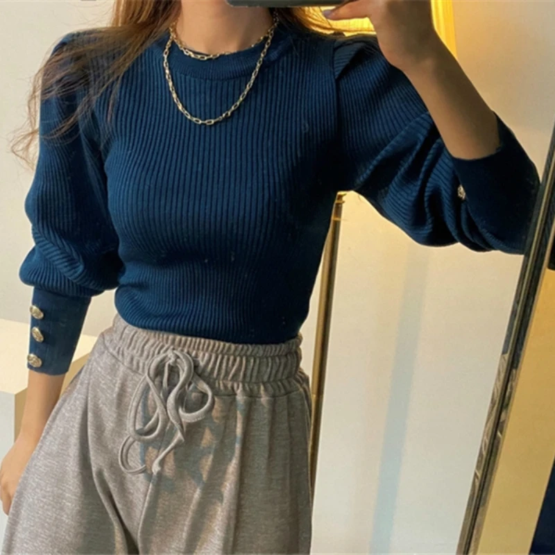 Mozuleva! Модное платье с О-образным вырезом эластичные обтягивающие Женский пуловер