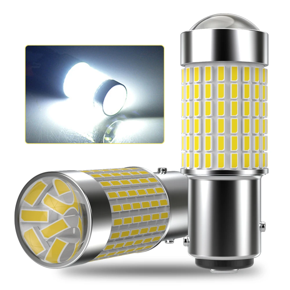 

2x светодиодсветодиодный BAY15D 1157 3156 3157 T20 7440 7443 светодиодный ные лампы 1156 P21W BA15S для автомобильного стоп-светильник ла заднего хода поворота DRL ...