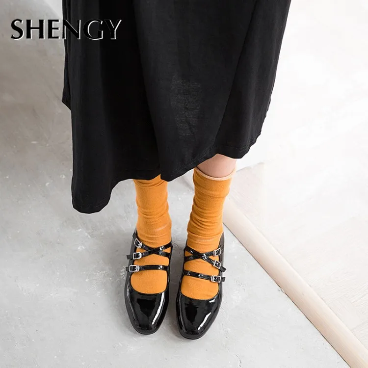 Новые женские офисные туфли весенние классические туфли-лодочки с круглым