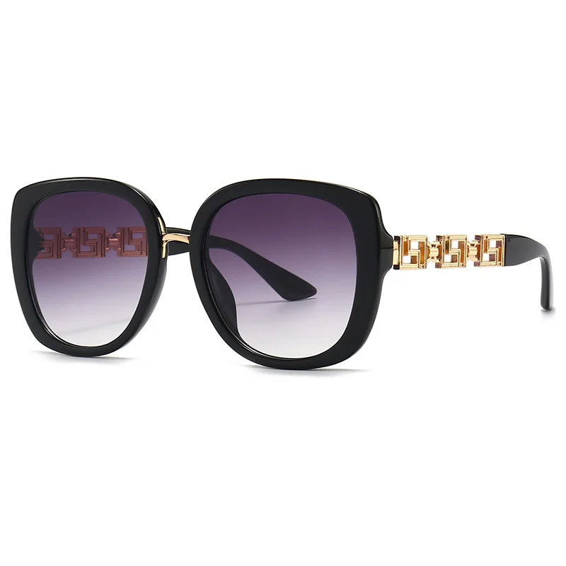 

Fashion Oval Sunglasses Women Vintage Brand Designer Sun Glasses Round Steampunk Eyeglasses Gradient Luxury Shades Gafas De Sol
