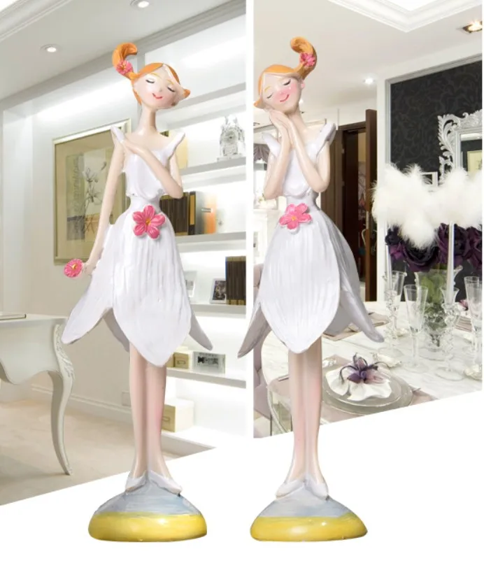 2 шт./компл. креативные красивые ангельские девочки полимерные поделки сказочные