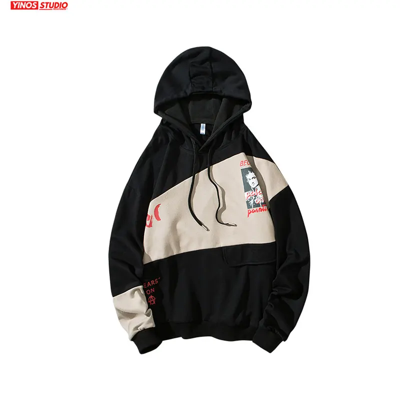 Прямая поставка Осенняя мужская Спортивная Толстовка большого размера Уличная