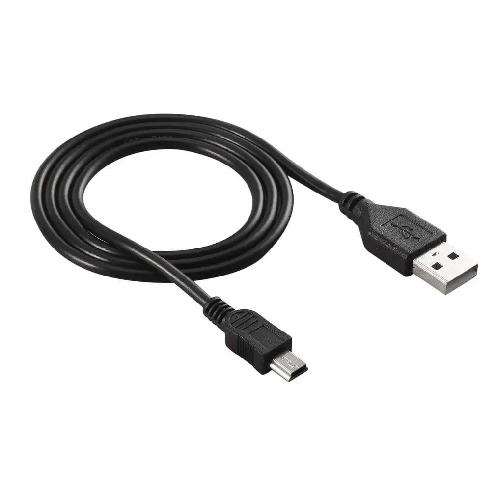

Высокоскоростной USB 2,0 штекер от A до Mini B 5, 80 см, внешний для цифровых фотоаппаратов, популярный USB-кабель для зарядки и передачи данных, черны...