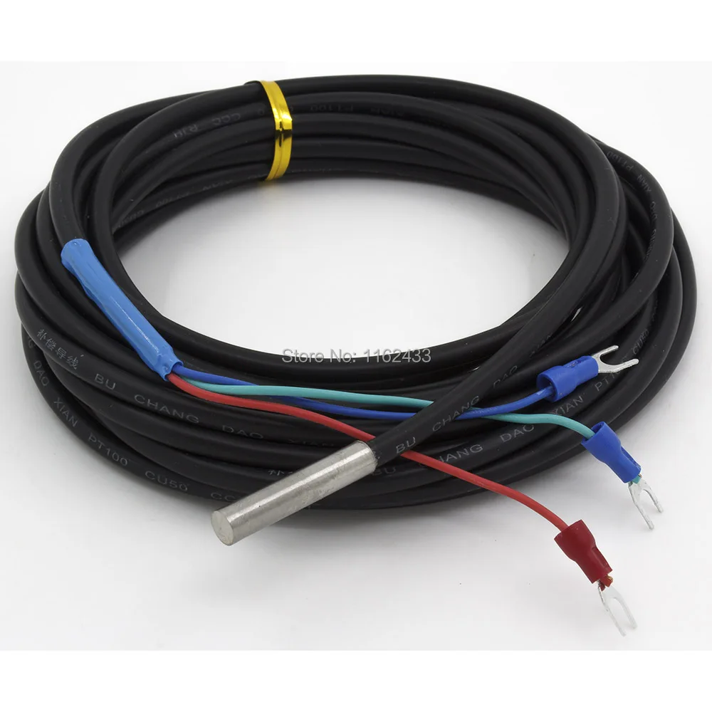 FTARP03 PT100 Водонепроницаемый Тип 5 м кабель польский стержень зонд головка RTD