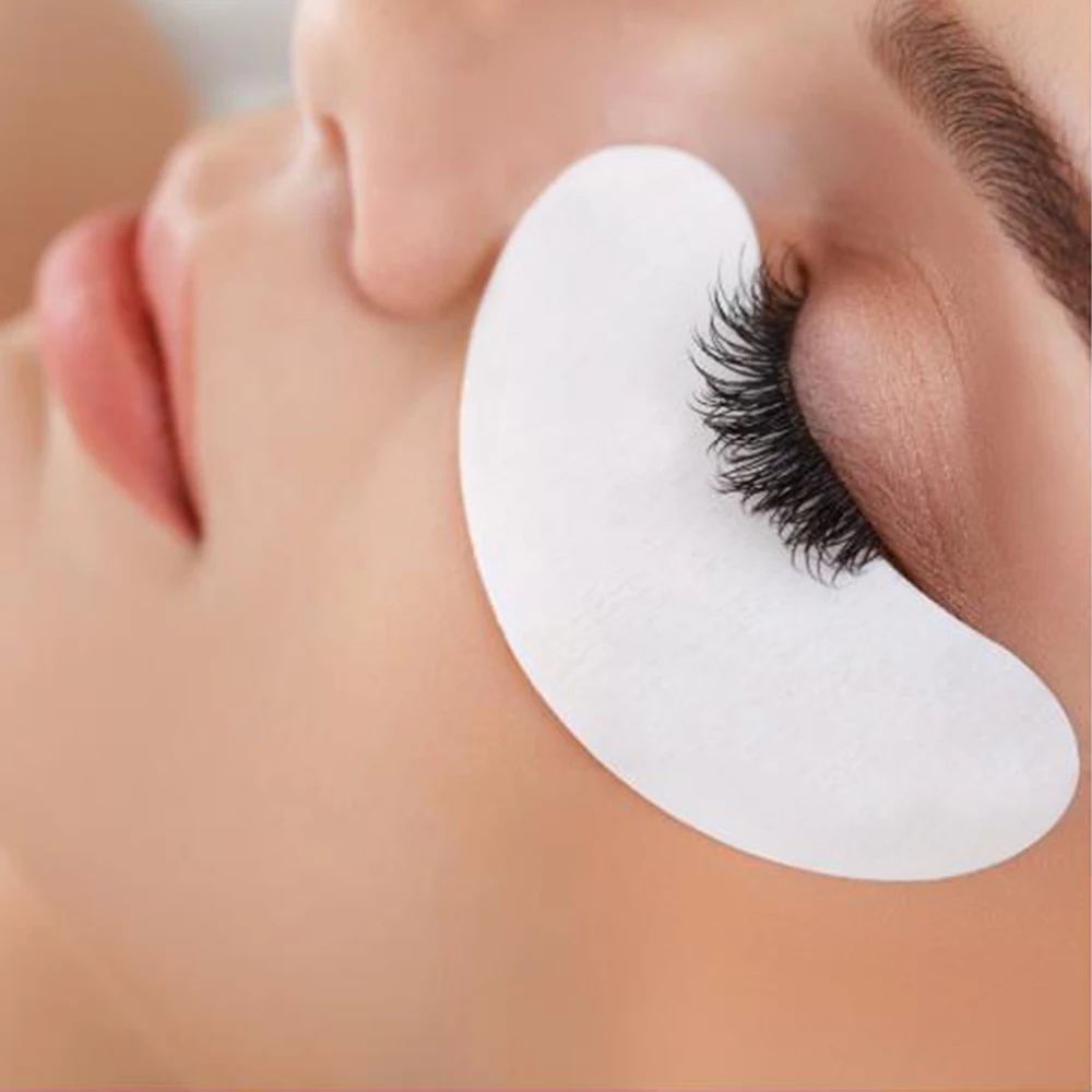 200/50 пар патчи для строительства гидрогеля EyePads волокно наращивание ресниц Free под