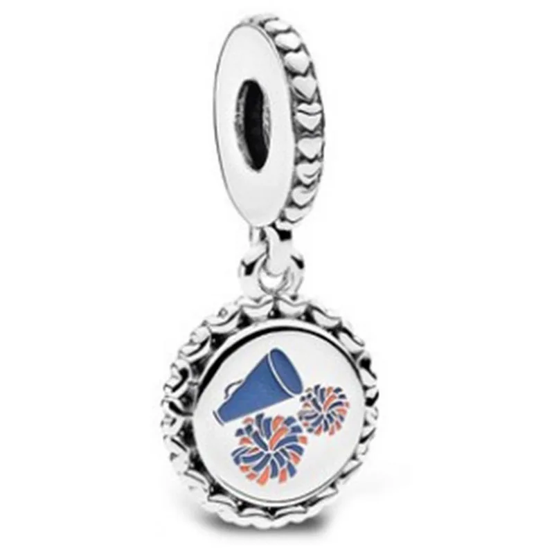 

Original 925 Sterling Silver Charm Creative And Dazzling Fireworks Pendant Fit Pandora Women Bracelet & Necklace Diy Jewelry