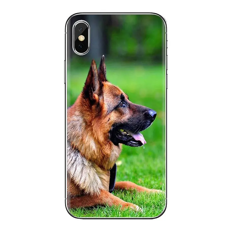 Прозрачный мягкий чехол для iPod Touch Apple iPhone 4 4s 5 5S SE 5C 6 6S 7 8 X XR XS Plus MAX немецкая овчарка
