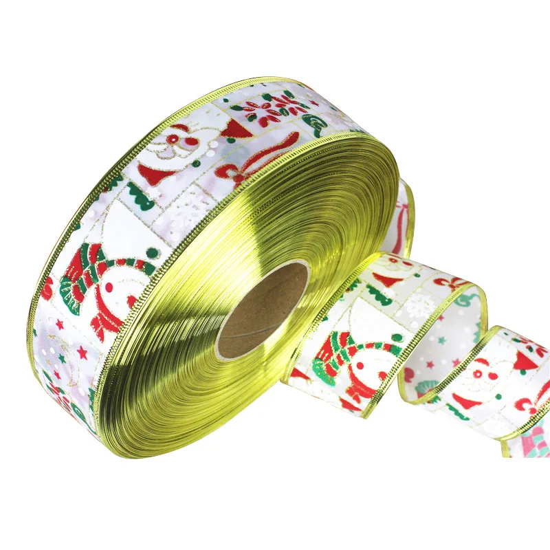 2 ярда блестящая Звезда лента из органзы с рисунком для DIY День рождения Рождество