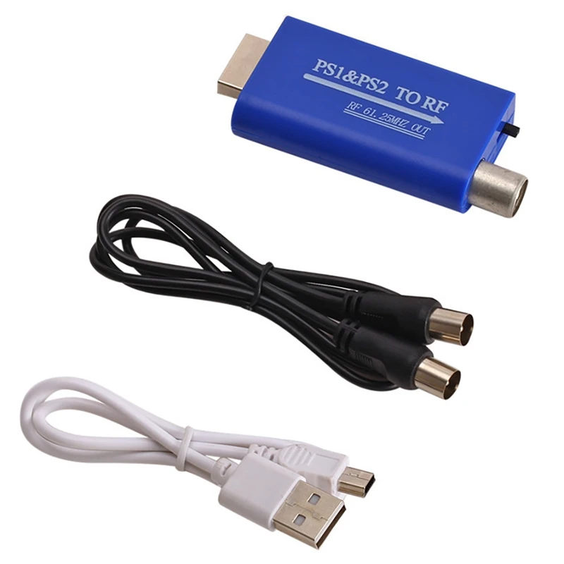 

PS1 To RF PS2 To RF Convert 80DB TV Video Signal RF Converter for DVD/TV Box/Game Console