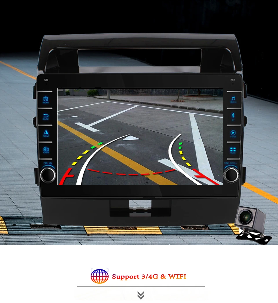 

Multimedia Player For Toyota Land Cruiser 11 200 2007 -2013 2014 2015 Car Radio Android 10 DVD Navigation GPS Head Unit Cassette