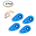 4 шт.лот 6 мм мини-ролик для двусторонних точек, Перманентный клейкий аппликатор, диспенсер для клейкой ленты