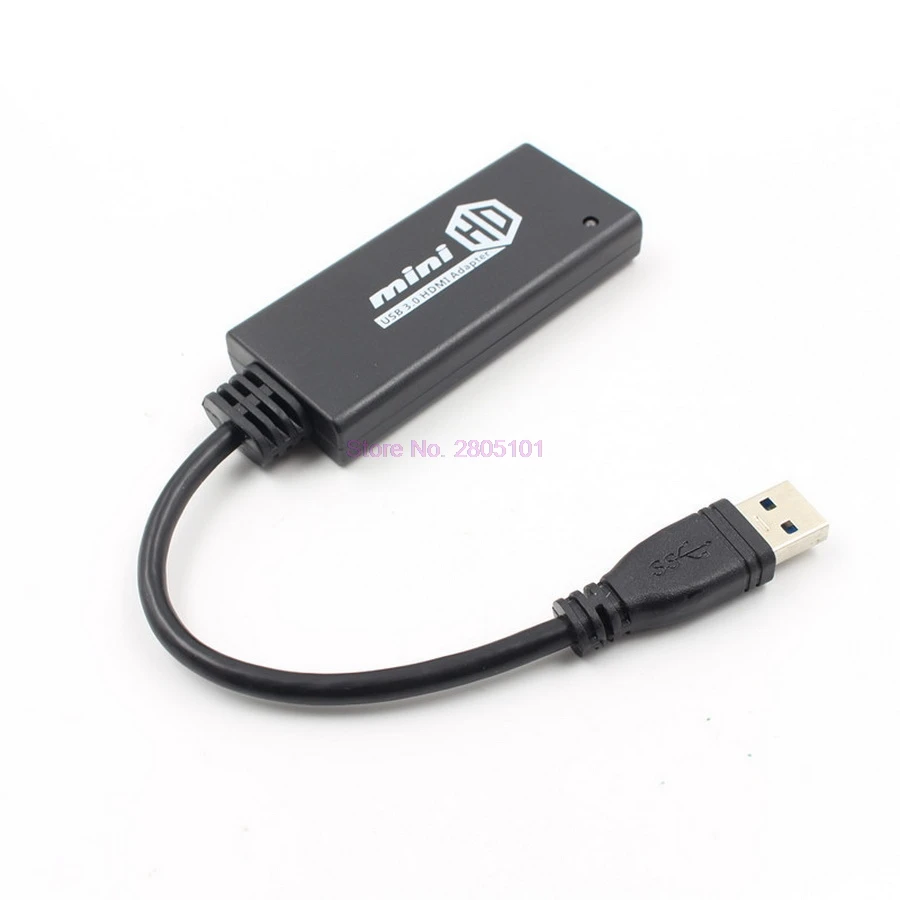 Dhl или fedex 10 шт. кабель преобразователь USB 1080 папа HDMI мама P внешняя видеокарта