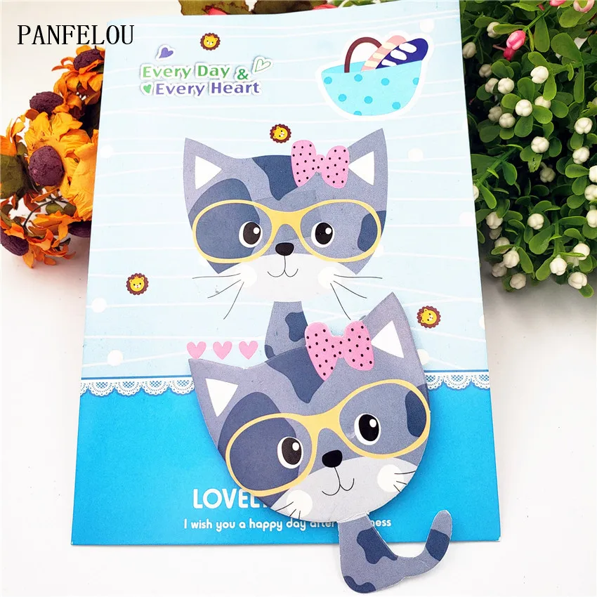 PANFELOU 11 5x10 см пасхальное кошка Скрапбукинг DIY тиснение бумажные матрицы
