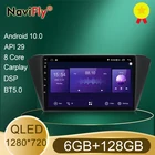 NaviFly 7862 6 ГБ + 128 Гб 8 ядер QLED 1280*720 DSP Android 10,0 автомобильный навигационный GPS радио плеер для Skoda Fabia 3 2015-2019