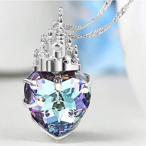 LN1380 полный драгоценный камень звезда кулон ожерелье День Святого Валентина глаз