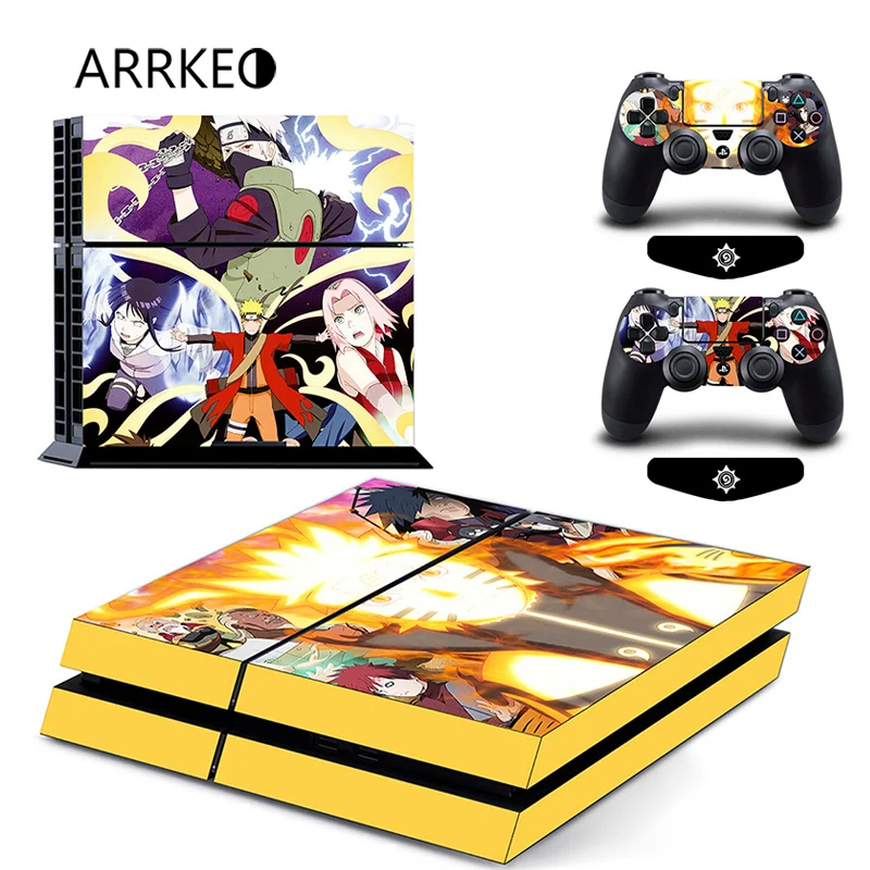 ARRKEO Аниме Наруто дизайн PS4 кожи Защитная Наклейка Обложка для sony playstation 4 консоли и