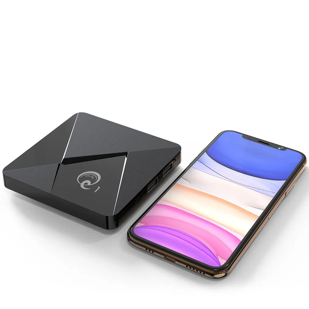 

Smart Wireless TV Box 4K High Definition Media Player 1G+8G Wifi Set-Top Box Voice Assistant Box HDTV Box