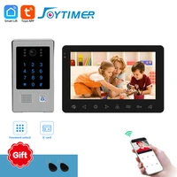 home smart video intercom doorbell with hd camera support passwordic card unlock motion detection with wifi tuya function